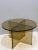 Amber Amber Acrylic Round Coffee Table For Sale - Image 8 of 8