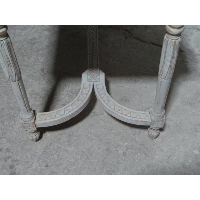 Swedish Gustavian Style Island Table For Sale - Image 10 of 12
