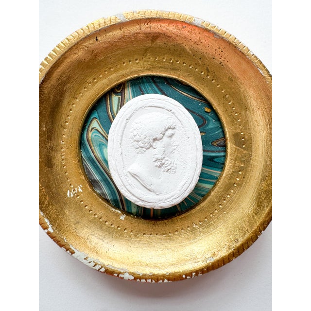 Vintage Florentine Framed Intaglio Assemblage by Dorothy Collier, 2025 A miniature jewel for the collector’s wall, this...