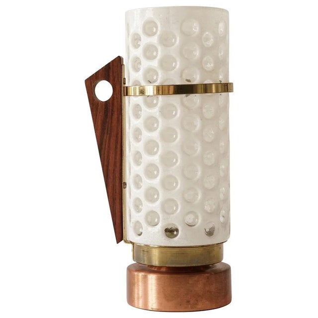 Metal Austrian Rosewood Candleholder, 1950s For Sale - Image 7 of 7