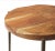 Industrial Brisbane Live Edge Accent Table, Multi-Color For Sale - Image 3 of 6