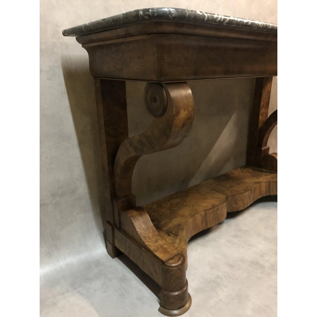 Walnut Veneer Console Table, 1799 For Sale - Image 6 of 9