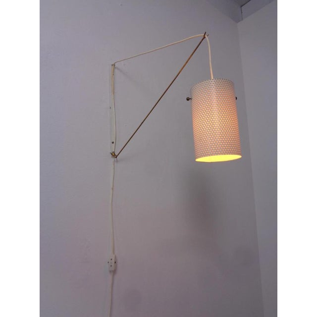 Adjustable Brass Wall Lamp, Italy, 1950s For Sale - Image 11 of 18