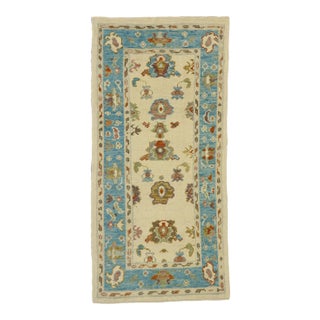 Turkish Oushak Rug, 02'10 X 05'11 For Sale