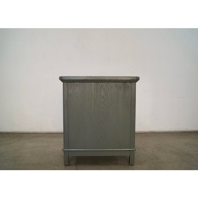 Gray 2010’s Arts & Crafts Style Large Nightstand / Small Dresser by Stanley Furniture For Sale - Image 8 of 12