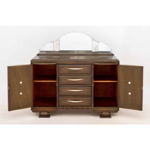 Contemporary Jorge Prieto Custom Made Art Deco Style Buffet For Sale - Image 3 of 12
