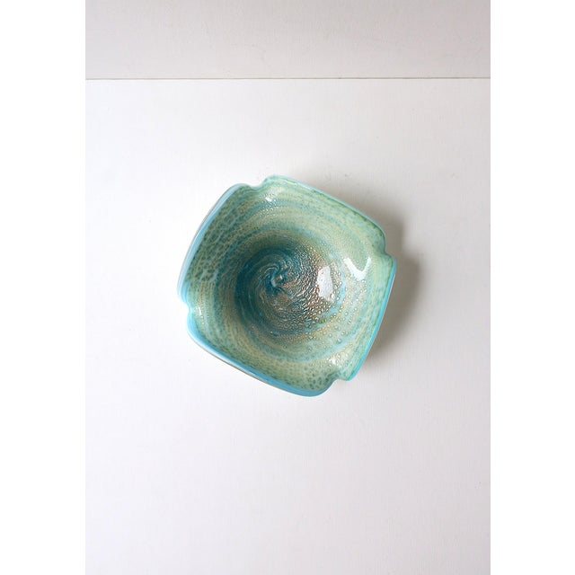 Mid-Century Modern Italian Murano Art Glass Bowl For Sale - Image 3 of 11