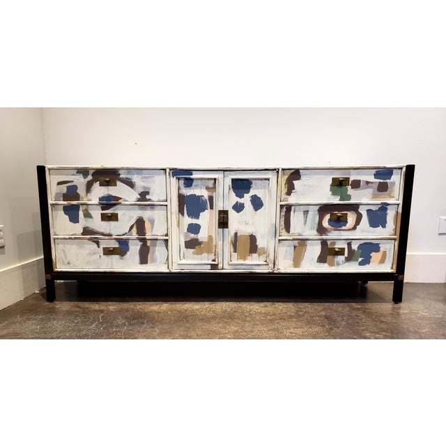 Hand Painted Art Furniture by Lionel Lamy For Sale - Image 10 of 10