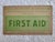 Antique First Aid Lime Drink Cardboard Advertisement Sign For Sale - Image 4 of 4
