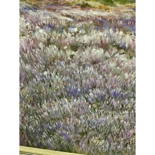 Vintage Impressionist Framed Oil Painting For Sale - Image 4 of 9