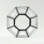 Mid-Century Modern Glass Flush Mount/Ceiling Light From Limburg, Germany, 1960s/1970s For Sale - Image 9 of 9