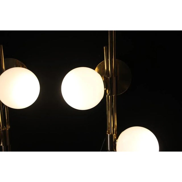 Metal Mid-Century Modern Italian Murano Glass Sconces, Set of 2 For Sale - Image 7 of 15