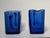 Art Deco Cobalt Blue Depression Glass Sugar & Creamer Set For Sale In Houston - Image 6 of 10