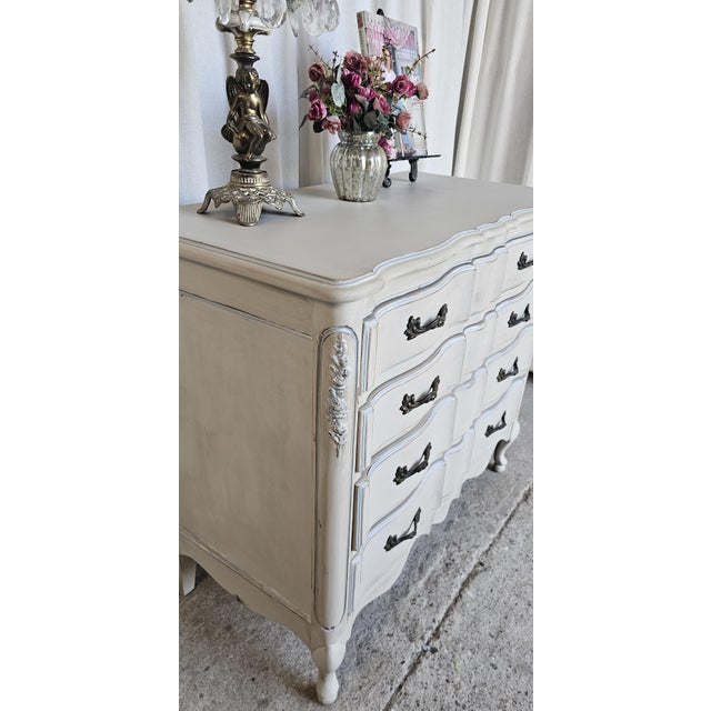 Vintage Small Chest of Drawers, Circa 1950s, Mahogany Tanglewood Chest For Sale - Image 11 of 14