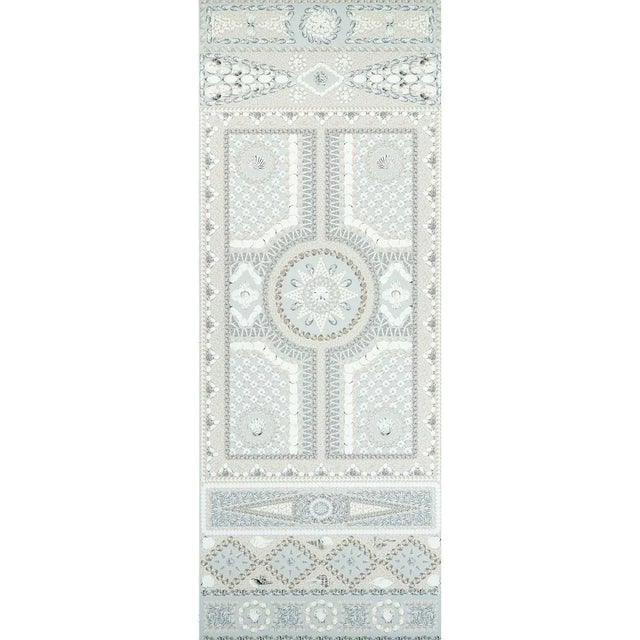 Sample - Schumacher X Mary McDonald Shell Grotto Panel A in Seafoam For Sale In Charlotte - Image 6 of 6