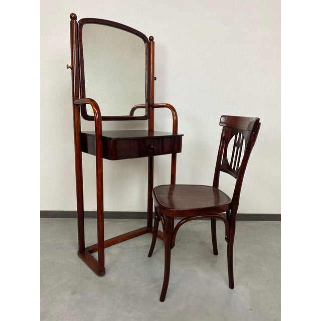 No. 1134 Dressing Table attributed to Josef Hoffmann for J&J Kohn, 1906 For Sale - Image 3 of 17