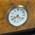Wood Vintage Art Deco Mechanical Table Clock in Burl Wood, 1940s For Sale - Image 7 of 12