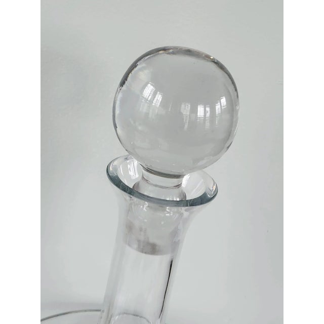 1960s Mid Century English Glass Decanter For Sale In New York - Image 6 of 12