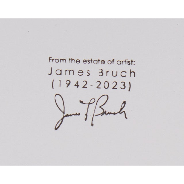 Contemporary Abstract Mixed Media Painting by James L. Bruch For Sale - Image 3 of 8