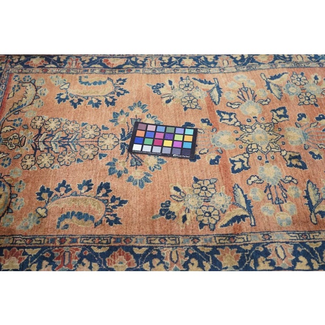 Persian Antique Persian Sarouk Rug 2'6'' x 4'10'' For Sale - Image 3 of 5