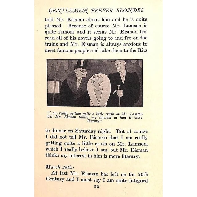 "Gentlemen Prefer Blondes" 1925 Loos, Anita For Sale - Image 9 of 12