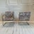Vintage Milo Baughman Style Chrome Cantilevered Club Chairs - a Pair For Sale - Image 9 of 12