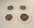Set Of 4 Vintage Murano Gambaro & Poggi Millefiori Glass Plates Dimensions: 7.5" diameter Made in Italy Excellent original...