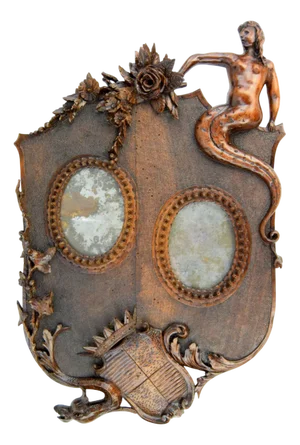Antique Carved Wooden Frame, 19th Century