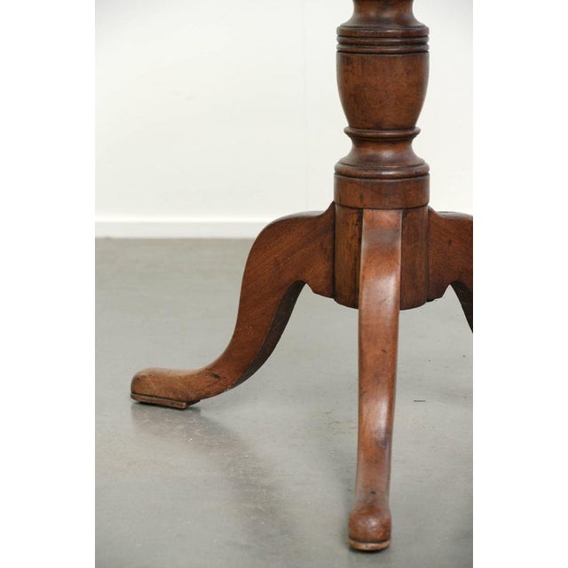 Antique English Tilt-Top Table For Sale - Image 10 of 11