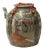 Chinese Oriental Porcelain People Scenery Teapot Shape Container Decor For Sale