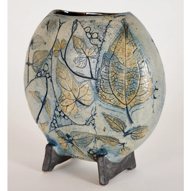 Late 20th Century Moon Gallery Ceramic Vase For Sale - Image 5 of 13