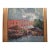 Early 19th CenturySigned Italian Street Scene Oil on Canvas Painting, Framed Wall Art With Gold Frame For Sale