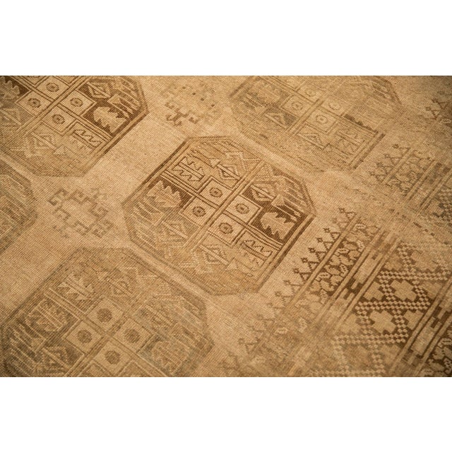 Textile Vintage Distressed Ersari Carpet - 7'8" x 9'9" For Sale - Image 7 of 10