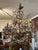 Vintage Italian Crystal and Gilt Metal Chandelier For Sale - Image 9 of 9