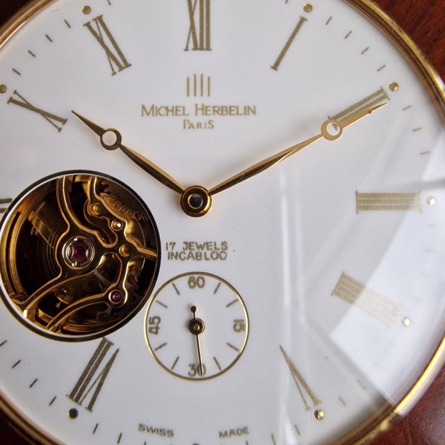 Vintage Pocket Watch with Jewelry by Michel Herbelin, Paris For Sale - Image 6 of 7