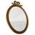 1960s Mid-Century Oval Baroque Mirror in Gustavian Style, 1960s For Sale - Image 5 of 8