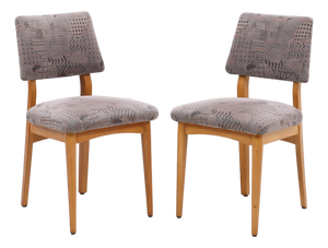 Mid-Century Modern Dining Chairs, 1960s, Set of 2