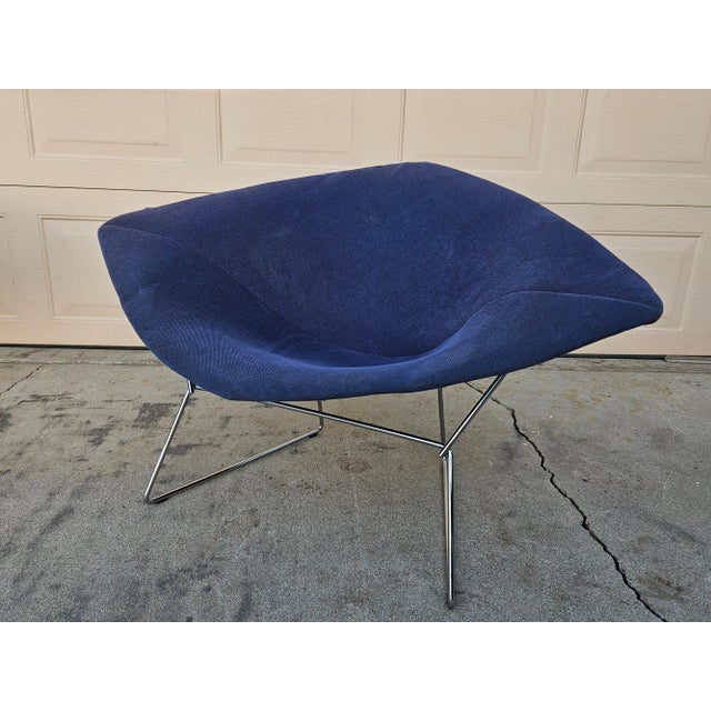 Mid-Century Modern Knoll Bertoia Large Diamond Chair For Sale - Image 3 of 12
