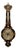 Antique Early Victorian Mahogany Wheel Barometer from Somalvico & Co, 1840 For Sale