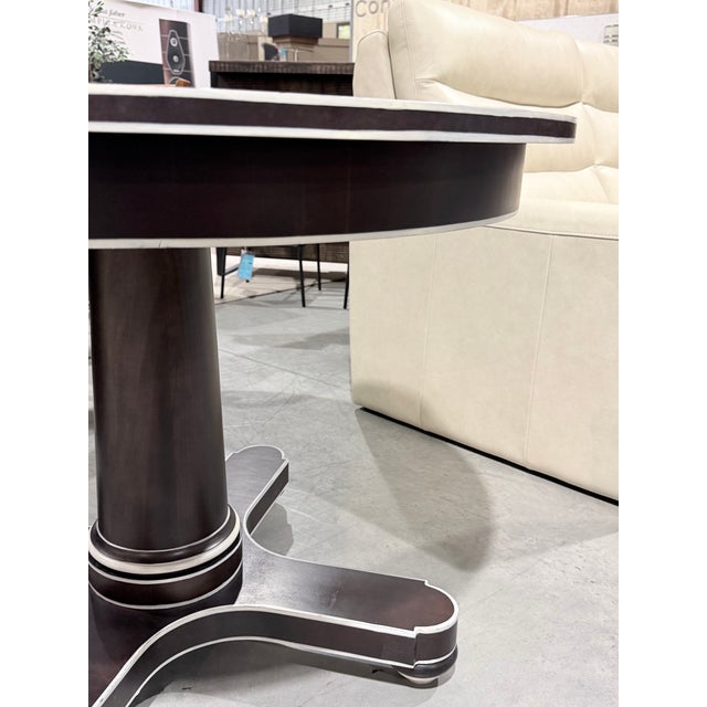 Early 21st Century Hickory Chair Hudson Round Pedestal Center Table For Sale - Image 5 of 10