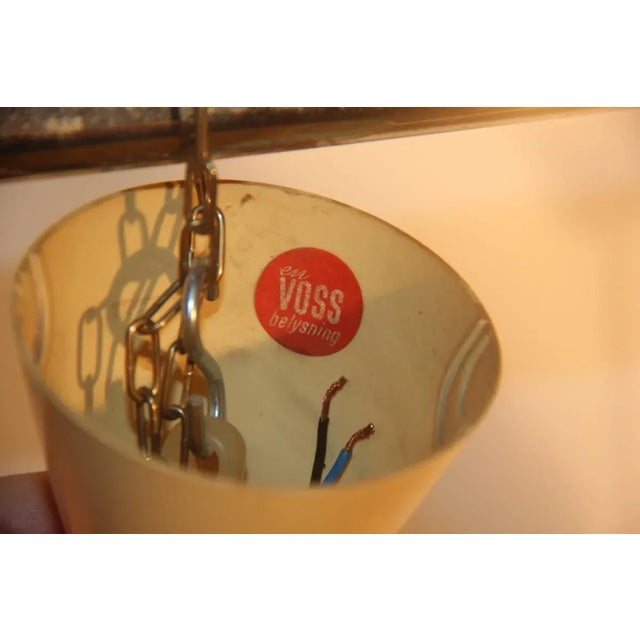 Minimalist Danish Ceiling Lamps from En Voss Belysning, 1950s, Set of 2 For Sale - Image 12 of 15