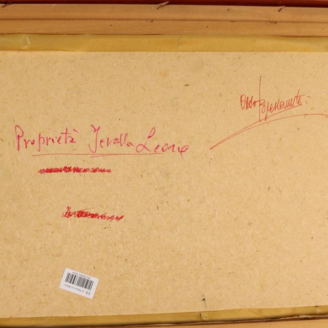 Aldo Bressanuti, Untitled, Oil on Wood, Framed For Sale - Image 10 of 11