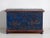 Antique Navy Blue Trunk with Floral Details, 1920s For Sale - Image 6 of 12