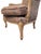 Vintage French Louis XV Style Carved Wood Bergère Accent Armchair For Sale - Image 11 of 14