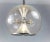Silver Big Mid-Century Globe Ceiling Lamp from Doria Leuchten For Sale - Image 8 of 9
