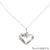 Natural Diamond Heart Necklace Metal Type: 18K (750) White Gold Total Item Weight: 11.5 Grams Length: 18 Inch 1: Natural...