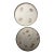 Pair Vintage Marble “Scagliola” Circular Table Tops, Attributed to Emilio Martelli For Sale