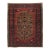 Antique Bakshaish Carpet, Oriental Persian Handmade in Brown, Blue and Red For Sale