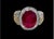 Oval 7.5 Carat Treated Ruby and 1 Carat Diamond 14 Karat Yellow Gold Ring For Sale - Image 17 of 18