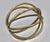 Gold Vintage Modern Golden Metal Orb For Sale - Image 8 of 9